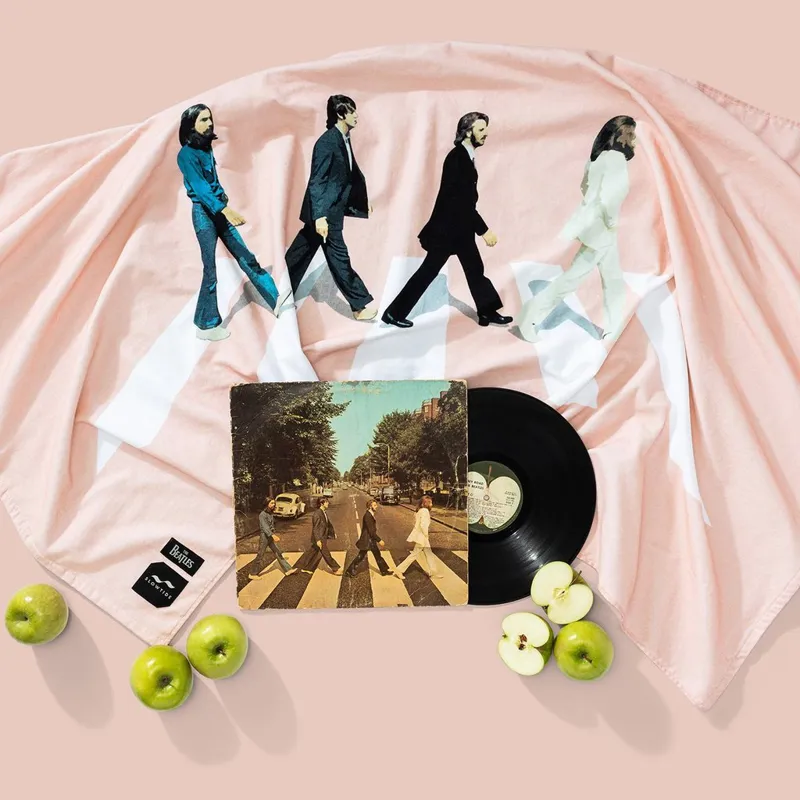 Slowtide The Beatles Abbey Road Beach Towel-3